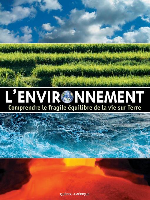 Title details for L'Environnement by QA international Collectif - Wait list